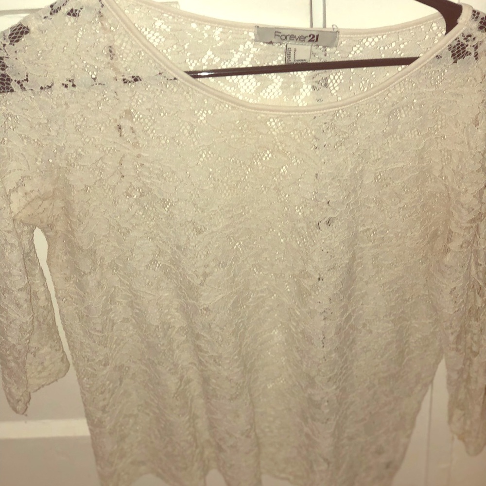White Lace Top